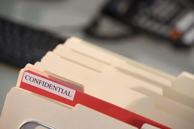 Confidential document files