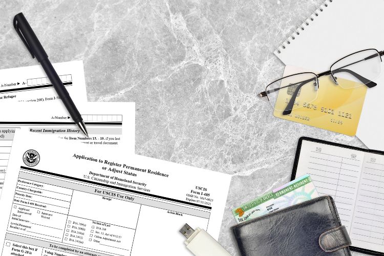  U.S. Citizenship and Immigration Services Paperwork