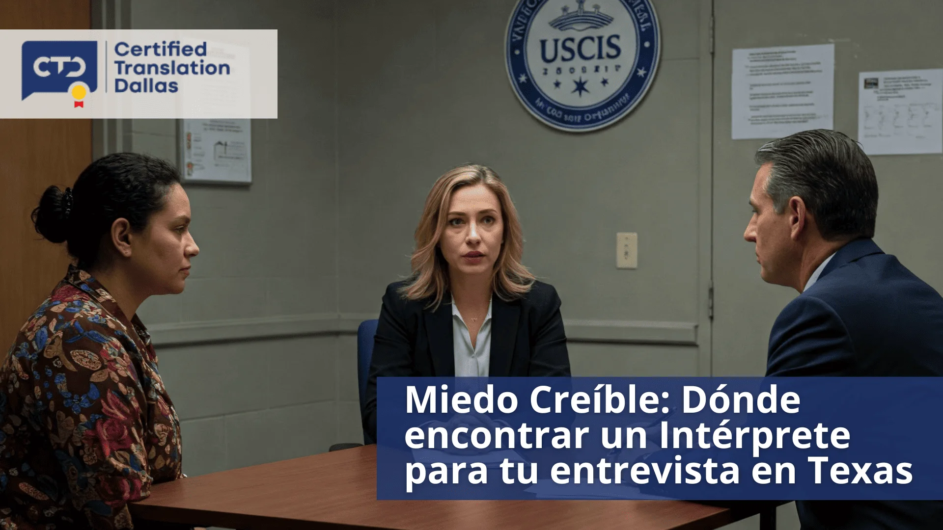 Miedo Creíble: Encuentra un Intérprete para tu entrevista en Texas